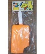 Vintage Eastern Toys Rubber/Vinyl Whistle Pet Squeak Toy Orange Dreamcyc... - $33.91 CAD