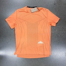 NWT Nike DM4646-871 Men Dri-Fit Rise 365 Trail Running Top Orange Trance... - £31.21 GBP