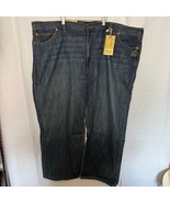 True Nation Relaxed Fit Jeans 56x30 Dark Wash Straight Leg NWT - $68.37 CAD