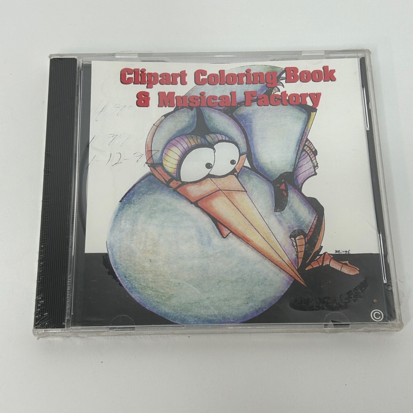 Clipart Coloring Book &amp; Musical Factory PC CD-ROM Windows 3.1 Vintage So... - $3.72