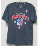 NHL Old Tyme Hockey New York Rangers Stanley Cup Playoffs 2013 T-Shirt S... - £16.07 GBP