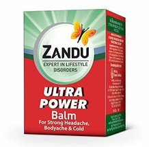 Zandu Balm Ultra Power - 8 ml (Pack of 10)+Free Ship US - £19.44 GBP