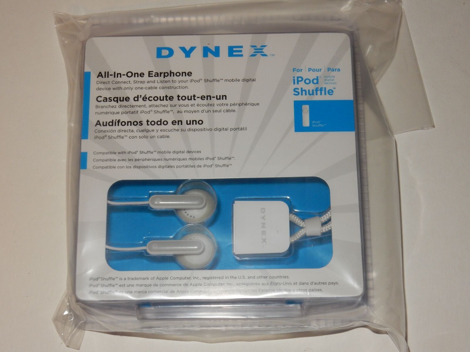 Primary image for Dynex Ear Bud Headphones for Apple iPod Shuffle NEW
