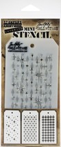 Tim Holtz Mini Layered Stencil Set 3/Pkg-Set #44 - $43.49