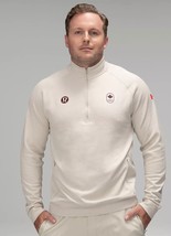 Lululemon Teamcanada Men’s Engineered Warmth Half Zip Ivory 3XL-4XL~NWT - $132.95