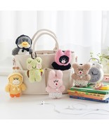 Brunch Brother Korean Plush Keychain Cute Keyring Soft Stuffed Animal Ke... - $29.50