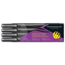 Prismacolor Premier Brush, Chisel &amp; Fine Line Tip Assorted Marker 4-Pcs ... - $12.86
