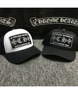 Chrome Hearts Style Trucker Cap Hat Curved Brim Hollywood Cross Patch 1:1 Dupe R - $38.99