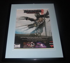 Ninja Gaiden II 2008 Xbox Framed 11x14 ORIGINAL Advertisement Tecmo - $34.64