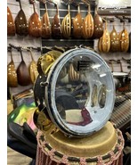 Professional Arabic RIQ TAMBOURINE Daff Music Instrument Parchment seashell - $233.36 CAD