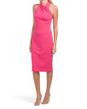 New Rachel Roy Pink Jersey Sheath Midi Dress Size Xxl $109 - £47.95 GBP