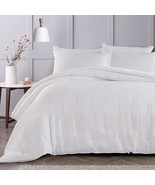 Hombys 3 Pc. Seersucker Oversized King Comforter Set 120X120, Lightweight - $97.97