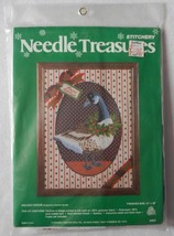NEW Needle Treasures Stitchery Cross Stitch Kit Holiday Goose 00827 12" x 16" - $14.99