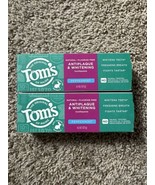 NEW Set Of 2 Tom&#39;s Antiplaque &amp; Whitening Fluoride-Free Peppermint Tooth... - $16.94 CAD