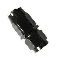 AN-4 4AN Universal Straight Swivel Fitting Hose End Oil Fuel Adaptor Black - £9.18 GBP