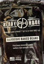 Barbeque Baked Beans Emergency Survival Food Pouch 25 Year Life 8 Serving Bags - £15.41 GBP