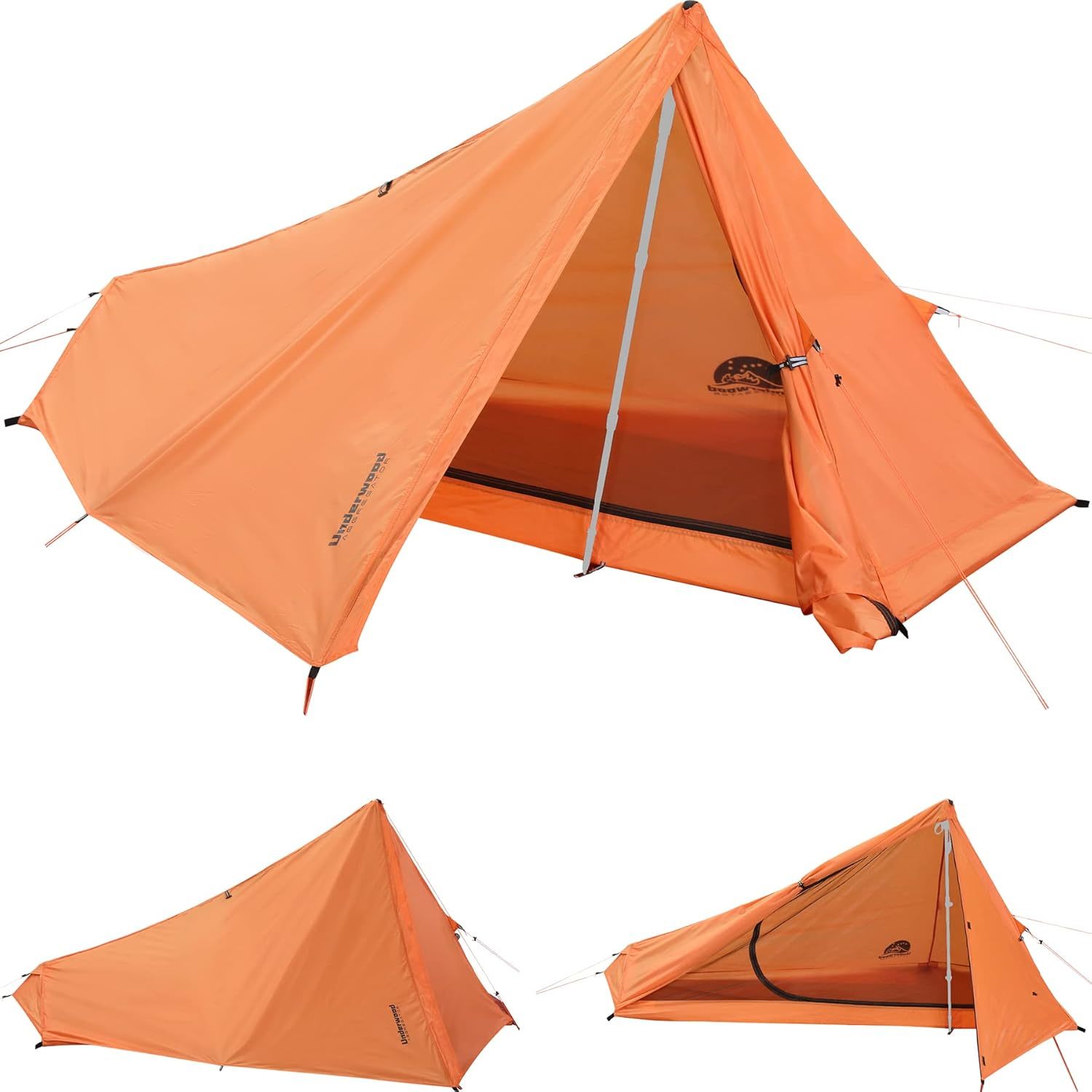 1 Person Trekking Pole Tent For Backpacking - Ultralight, No Trekking Poles - $52.99