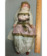 12 inch Belly dancer Scheherazade Doll from 1930s with painted face - $79.99
