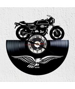 Vinyl Record Clock Super Motorbike Motoguzzi 2 Clock Decoration Original... - £40.85 GBP