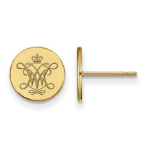 SS w/GP William And Mary XS Enamel Disc Earrings - £75.38 GBP