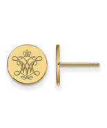 SS w/GP William And Mary XS Enamel Disc Earrings - $129.59 CAD