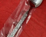 NOS Washington Forge Finesse Stainless MCM Hanford Floral Flatware Soup ... - $12.38