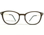 Menizzi Kinder Brille Rahmen M3050 Col 02 Brown Gold Cat Eye 47-17-140 - $41.71