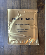 Youth Haus Golden Glow Face Mask HYALURONIC ACID Collagen RETINOL - $110.17 MXN