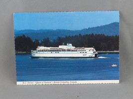 Vintage Postcard - MV Queen of Saanich Ferry - Peacock Postcard - $15.00