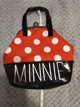 Disney Minnie Mouse Coin Style Purse Small Hand Bag  7&quot; Polkadot - $9.22