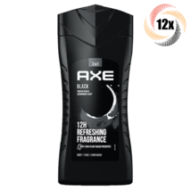 12x Bottles AXE Black Frozen Pear & Cedarwood Scent 3in1 | 250ml | Fast Shipping - £51.97 GBP