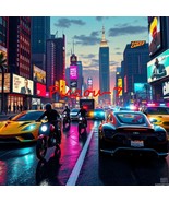 Digital Image Ai Picture Photo Wallpaper Background Desktop Art City Life - $18.15 MXN