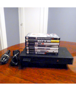 Sony Playstation 2 PS2 Fat MODEL SCPH-30001 Console - Black TESTED W/ 7 ... - $136.09 CAD
