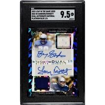 2022 Leaf In Game Used 1/6 Barry Sanders Tony Dorset Dual JerseyAutos - ... - $245.03