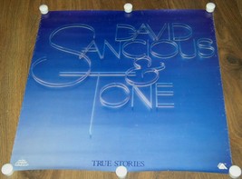 DAVID SANCIOUS &amp; TONE PROMO POSTER VINTAGE 1978 TRUE STORIES ARISTA RECORDS - £86.13 GBP