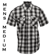 Dixxon Flannel - Hawthorne Bamboo Shirt - Short Sleeve - Men&#39;s Medium - £54.51 GBP