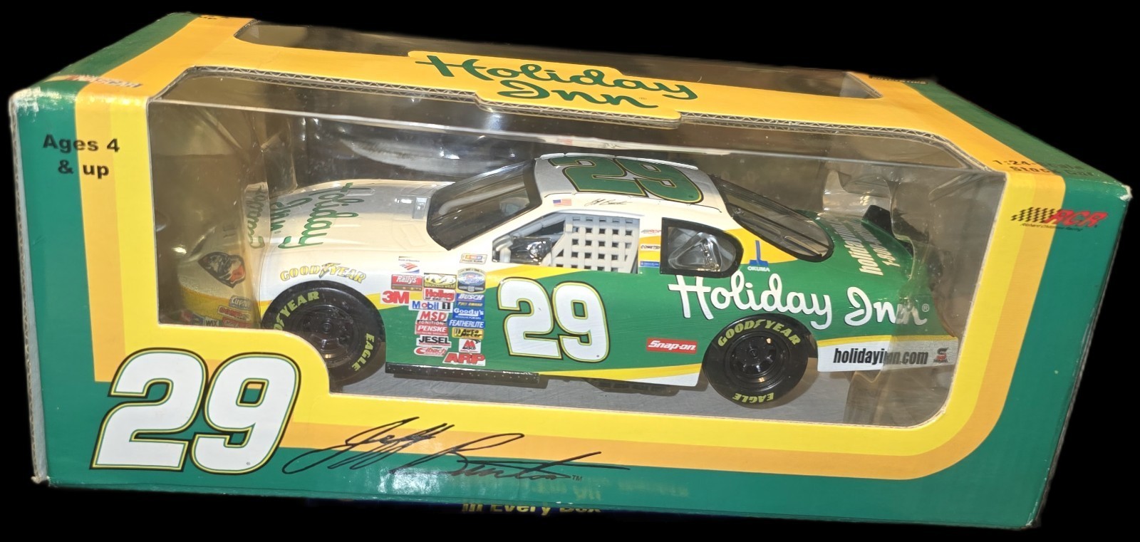2006 Jeff Burton Holiday Inn Monte Carlo 1/24 - Autographed Item image 3