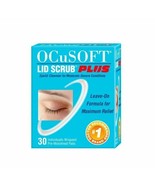 OCuSOFT Lid Wipes Plus 30 Ct Pre-Moistened Pads Eye Discomfort Hygiene e... - $5.93