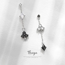 Fairy Tales Series Thaya Solid Silver Alice Drop Earrings 925  Silver Crystal се - £21.72 GBP