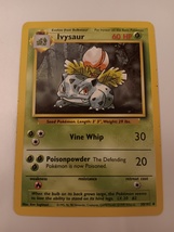 Pokemon 1999 Base Set Ivysaur 30 / 102 NM Single Trading Card - £7.84 GBP