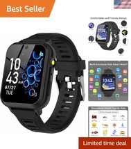 Multifunctional Smart Watch for Kids: Games, Camera, and Pedometer - Black - $33.00
