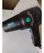 Hair Dryer Conair Ionic Cord Keeper 1600 Watt Dryer 047BW Black - $19.75