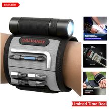 Magnetic Tool Wristband with LED Flashlight - Perfect for DIY and Handym... - $62.32