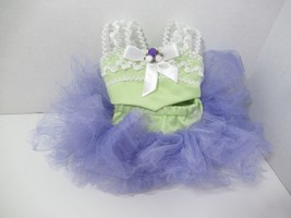 18&quot; doll clothes NEW Dolly Dears light green purple ballerina ballet tutu outfit - £12.62 GBP