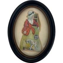 Lion Coffee Trade Card Old Mother Hubbard Oval Frame Ca. 1890 Advertising B3 - £10.98 GBP