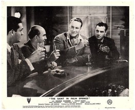 The Saint in Palm Springs George Sanders as Templar drinks at bar 8x10 photo - £8.49 GBP