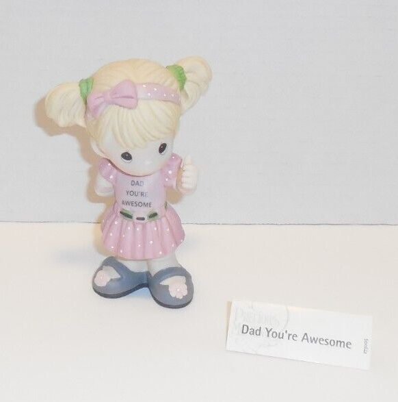 Primary image for Precious Moments Dad You're Awesome Porcelain Figurine 173005 New