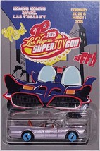 Purple 1966 TV Batmobile Custom Hot Wheels  2015 Vegas Super Toy Convent... - £94.75 GBP