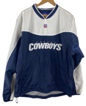 VTG Dallas Cowboys Jacket Size Medium Mens Pullover NFL Team Apparel Ree... - $74.49
