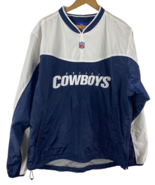 VTG Dallas Cowboys Jacket Size Medium Mens Pullover NFL Team Apparel Ree... - £58.85 GBP